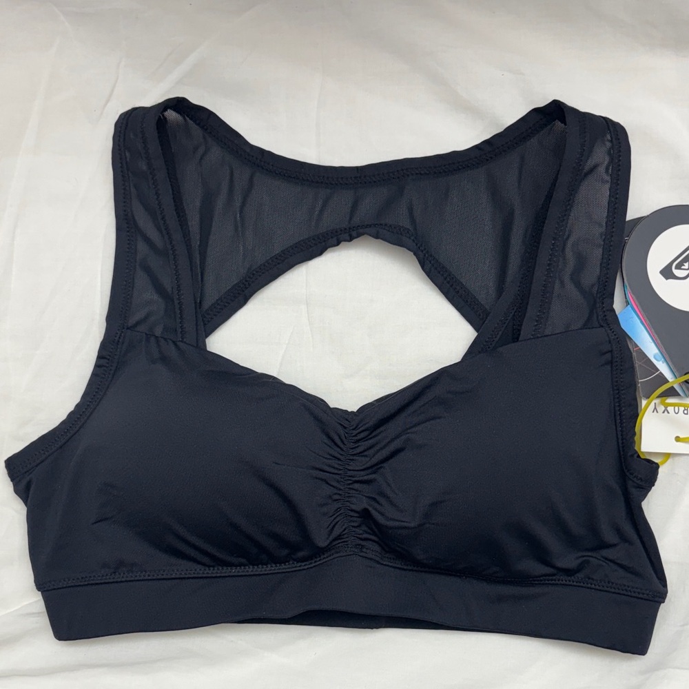 ROXY Black Bikini Top